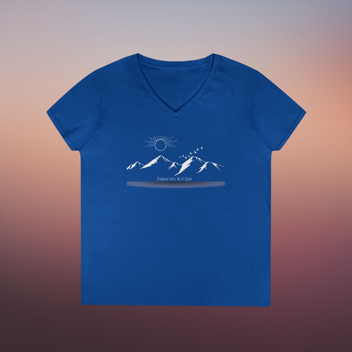"You are Stronger" Ladies' V-Neck T-Shirt