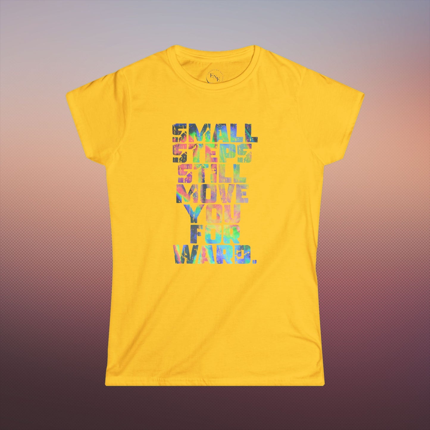 "Small Steps" Mountain Graphic Tee