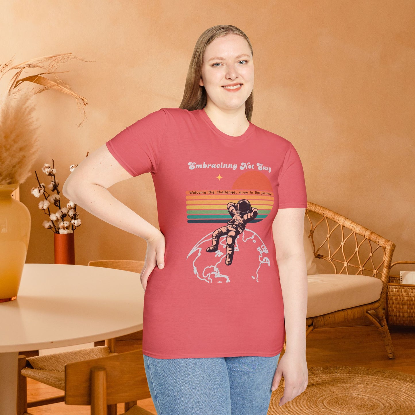 Stay Focused ENE Retro Softstyle T-Shirt
