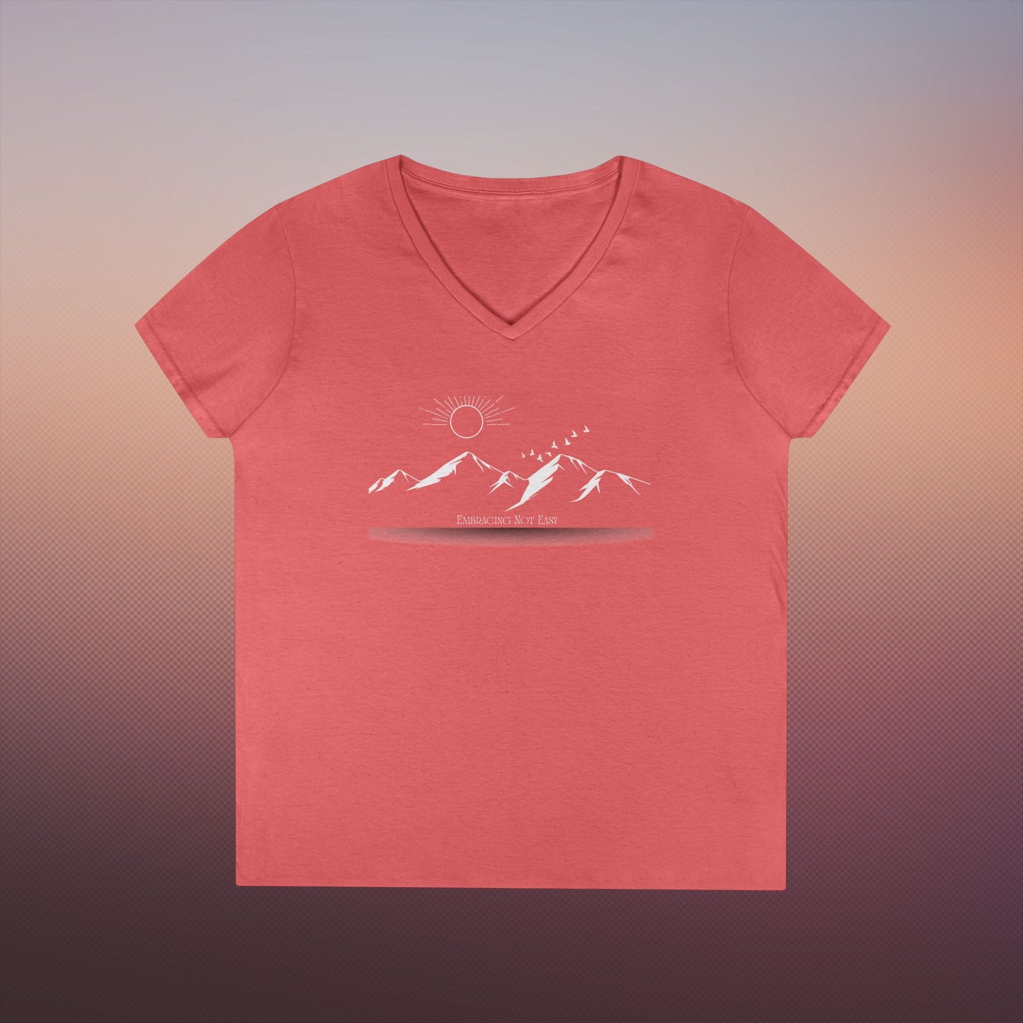 "You are Stronger" Ladies' V-Neck T-Shirt