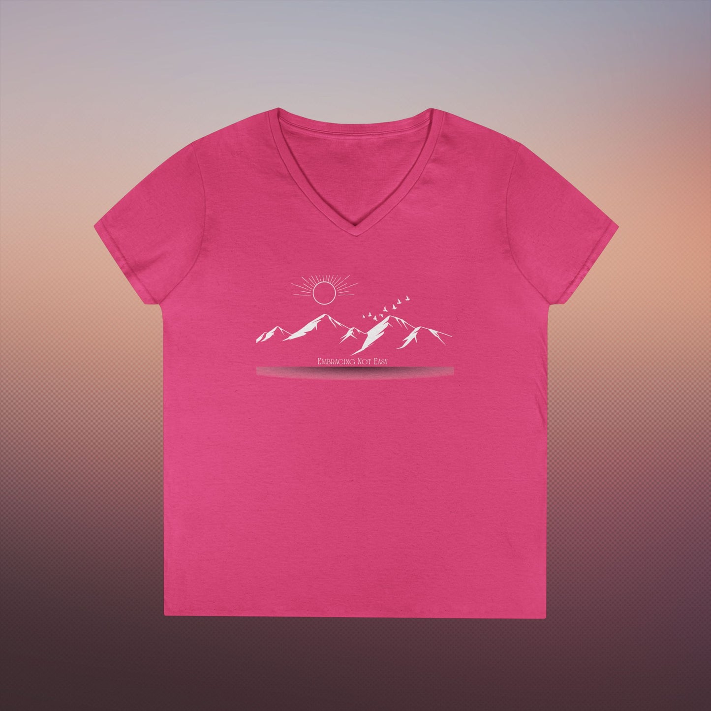"You are Stronger" Ladies' V-Neck T-Shirt