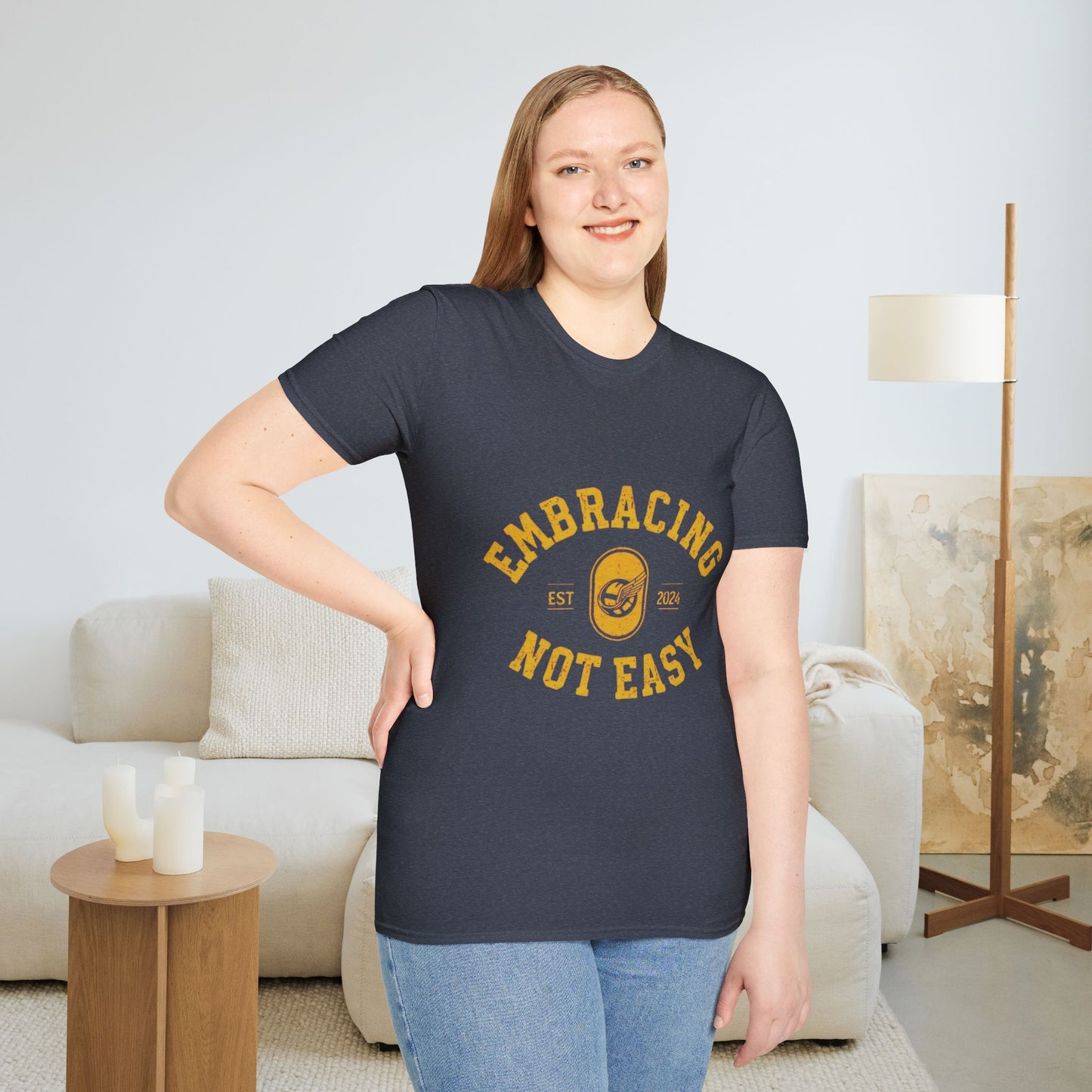 Embracing Not Easy Vintage Softstyle T-Shirt Unisex