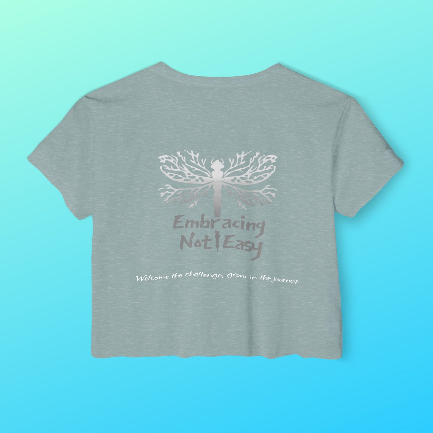 Crop Top "Difficult is a Signal" Women's Festival