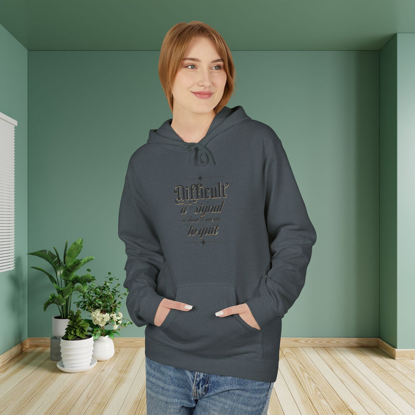 ENE Difficult Softstyle Fleece Hoodie