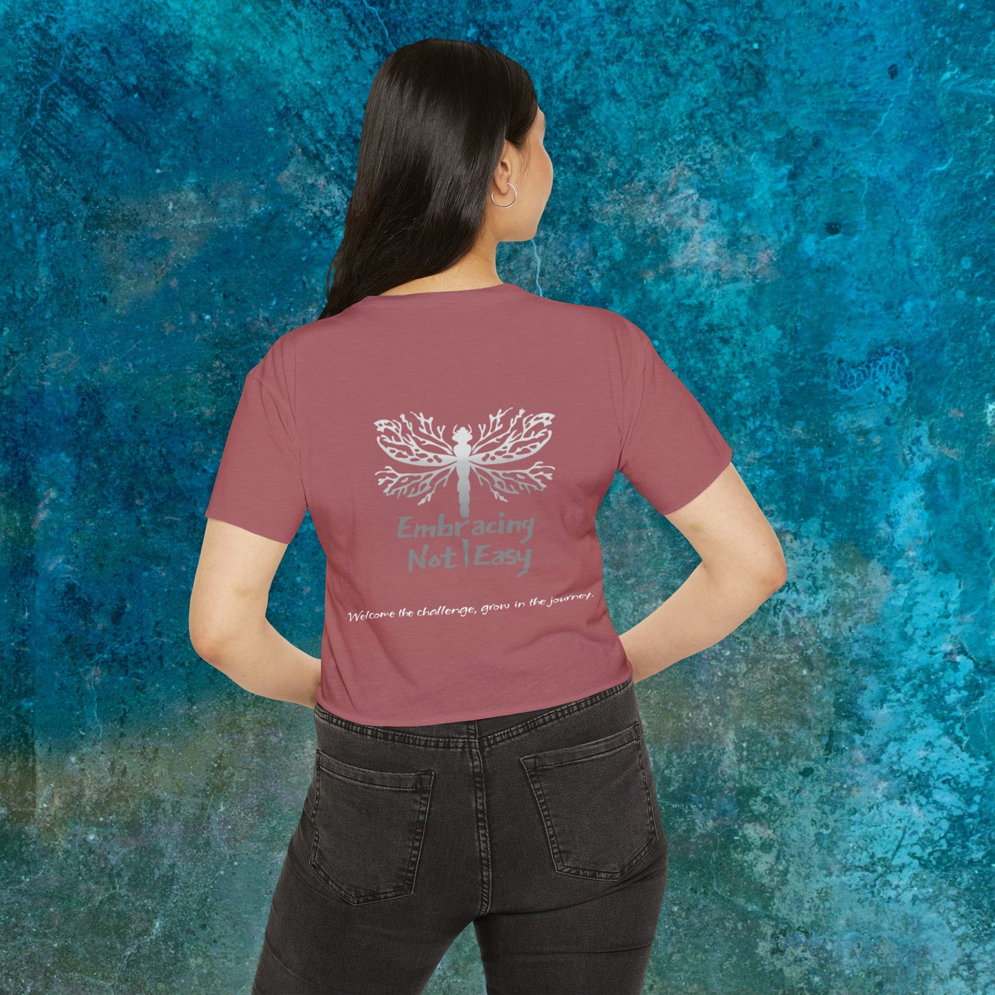 Crop Top "Difficult is a Signal" Women's Festival