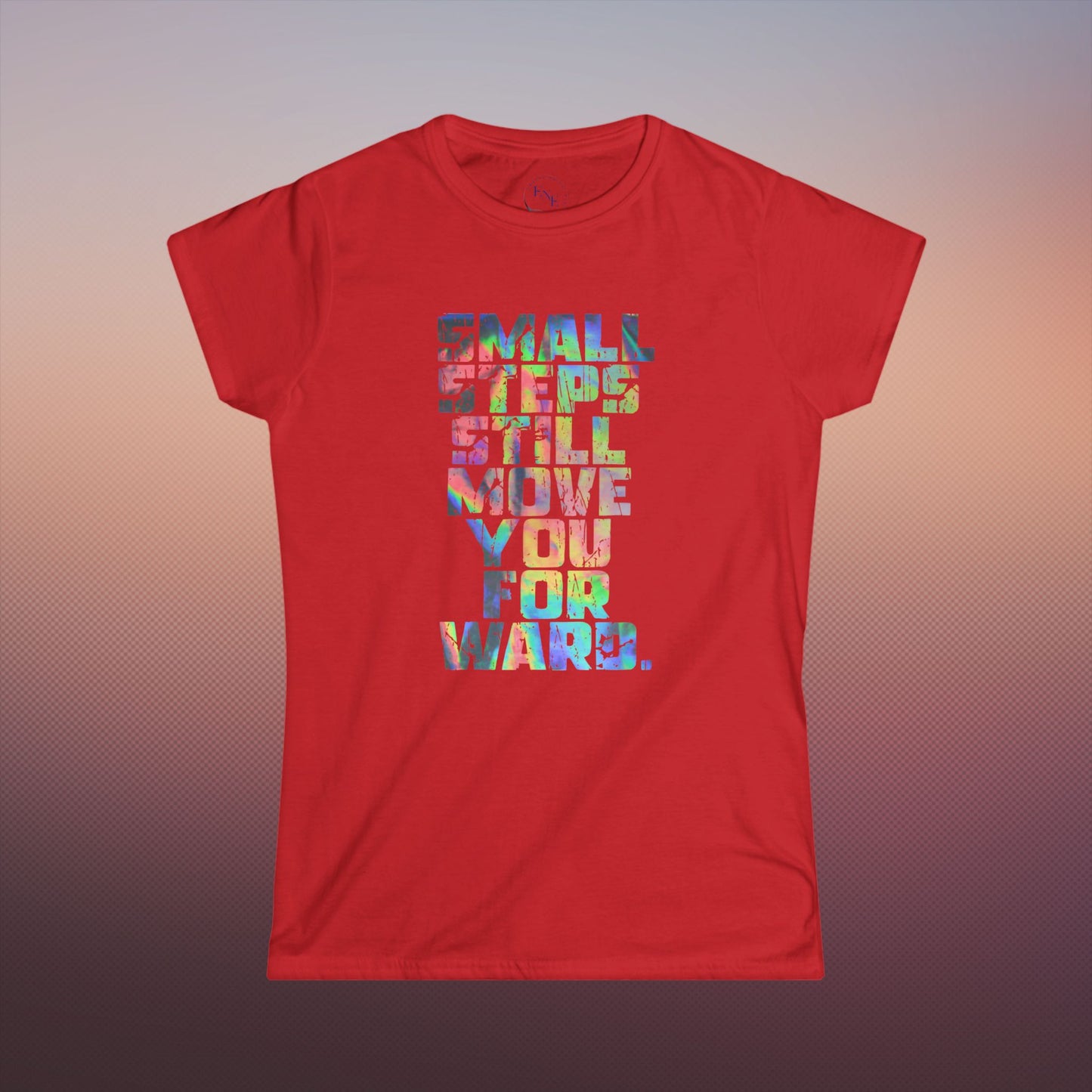 "Small Steps" Mountain Graphic Tee