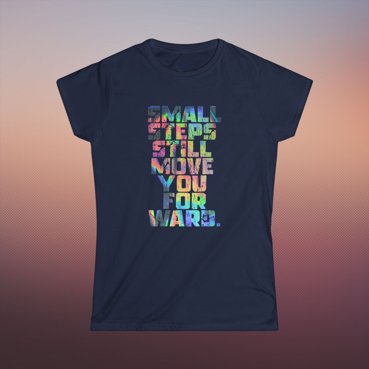 "Small Steps" Mountain Graphic Tee