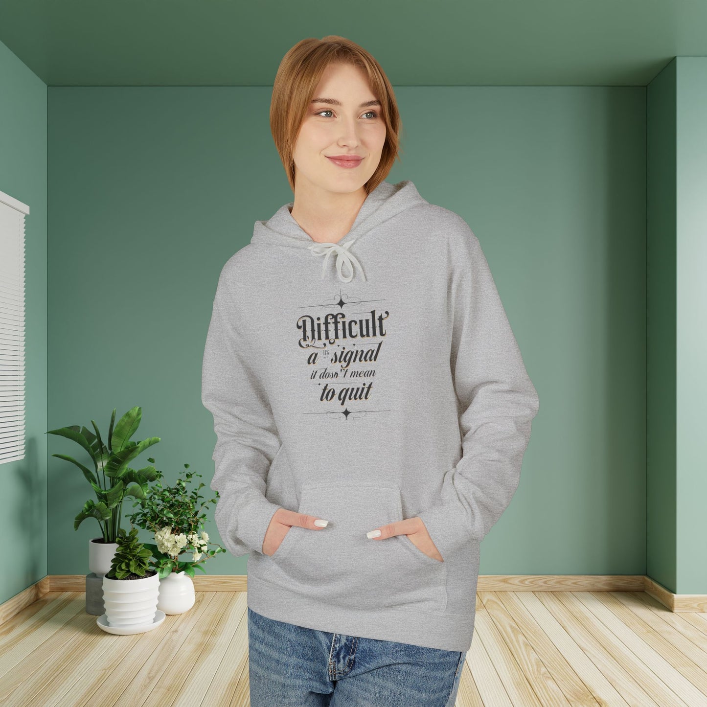 ENE Difficult Softstyle Fleece Hoodie