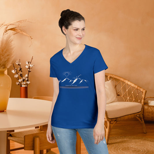 "You are Stronger" Ladies' V-Neck T-Shirt