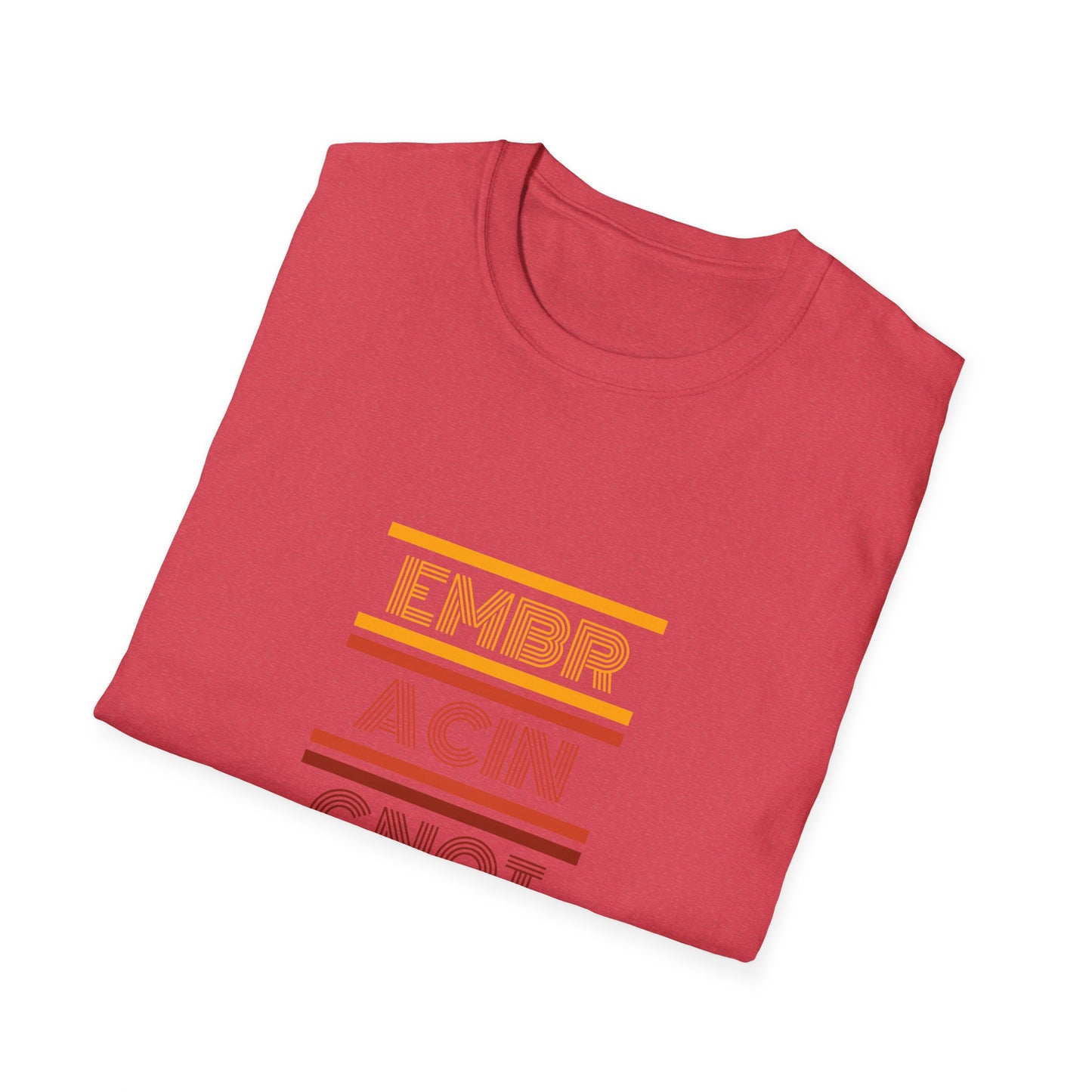 'ENE' Welcome the Challenge Retro Design - Unisex Softstyle T-Shirt -