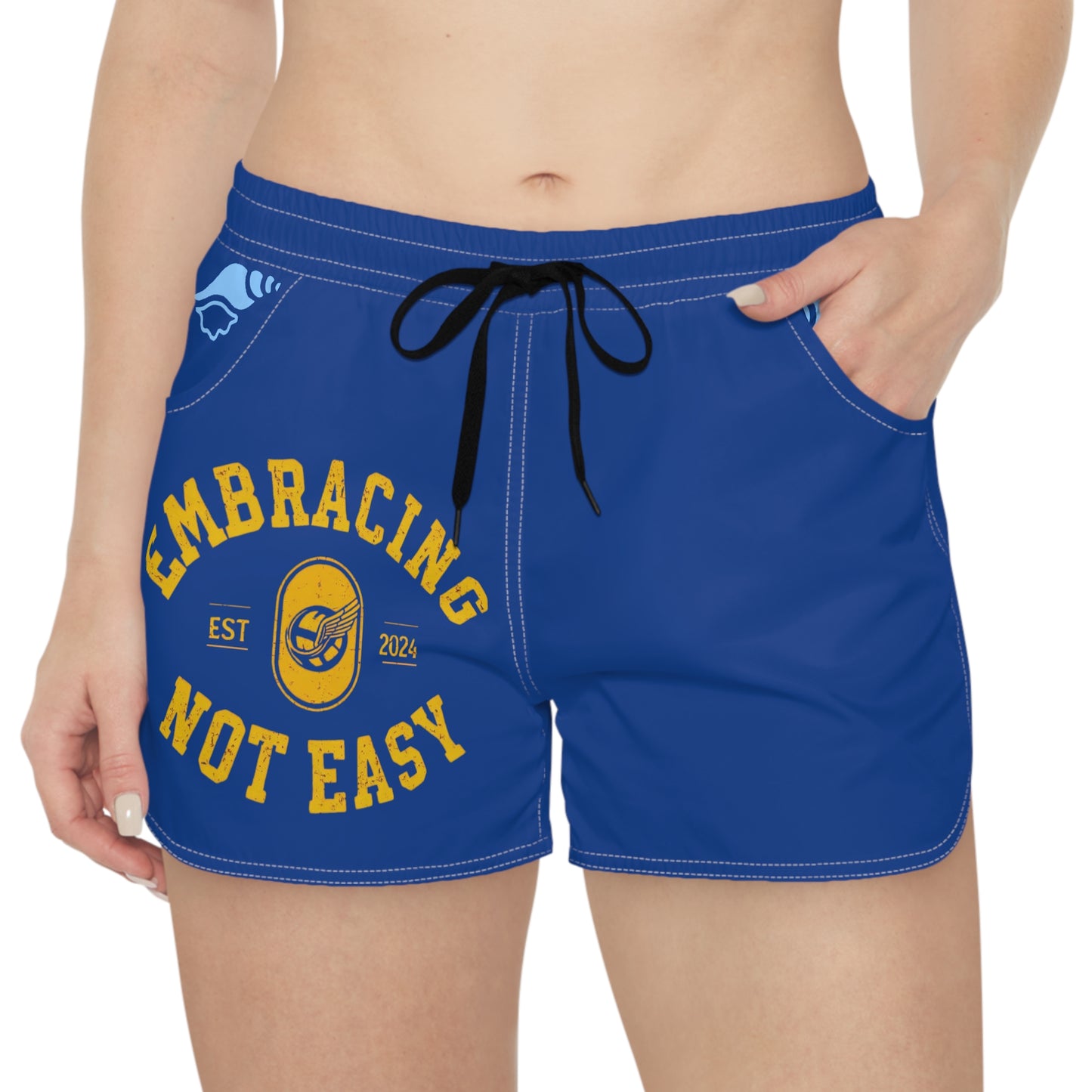 Embracing Not Easy Women's Casual Shorts