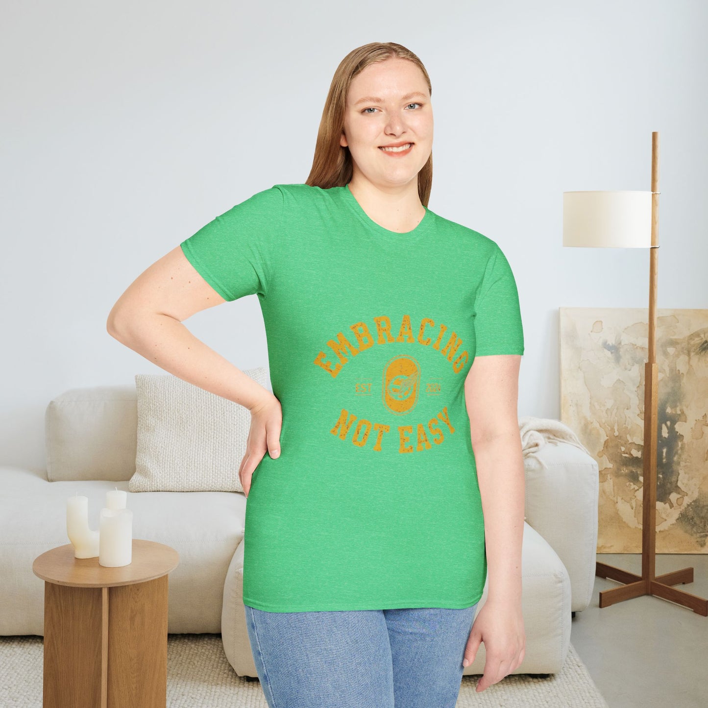 Embracing Not Easy Vintage Softstyle T-Shirt Unisex