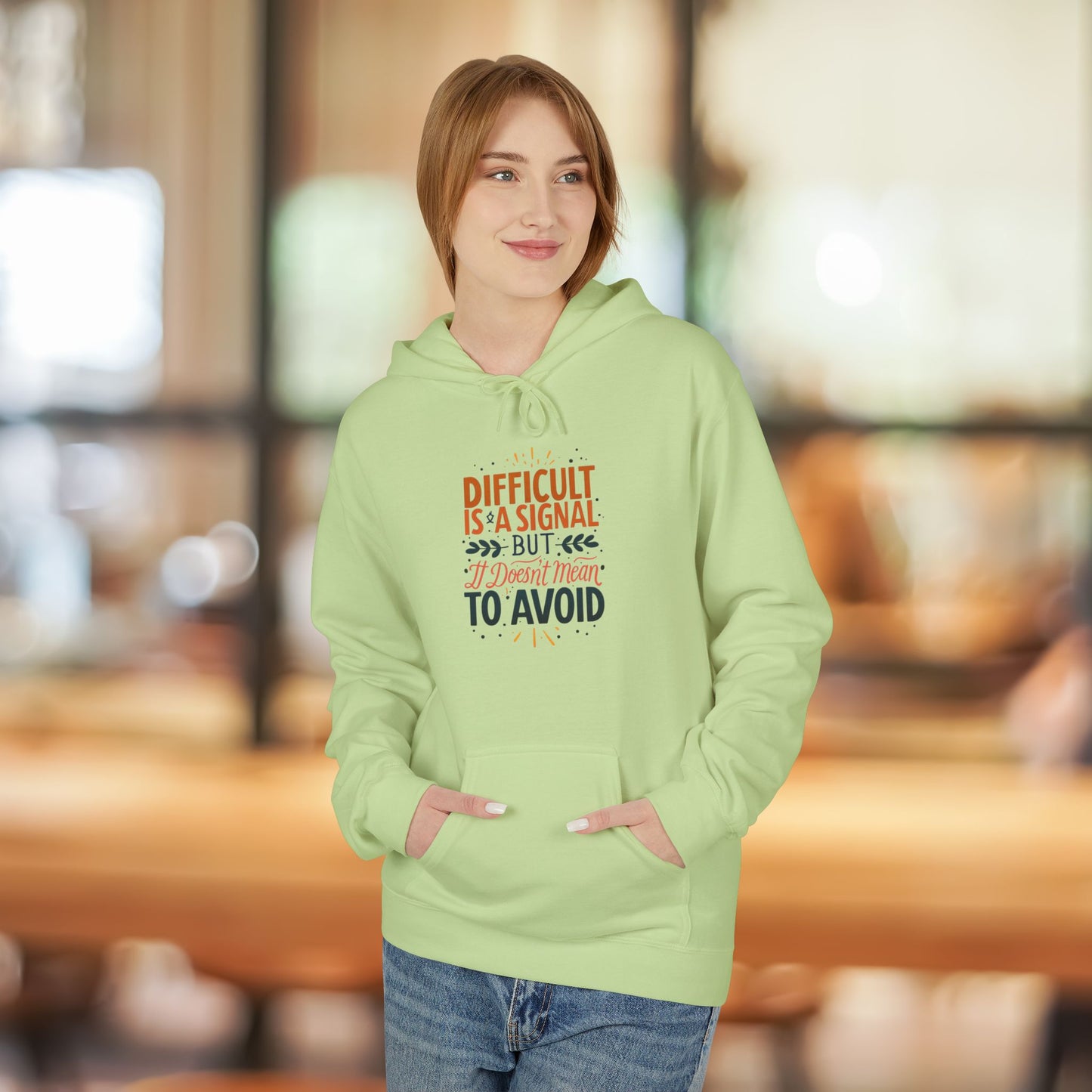 ENE Difficult Softstyle Fleece Hoodie