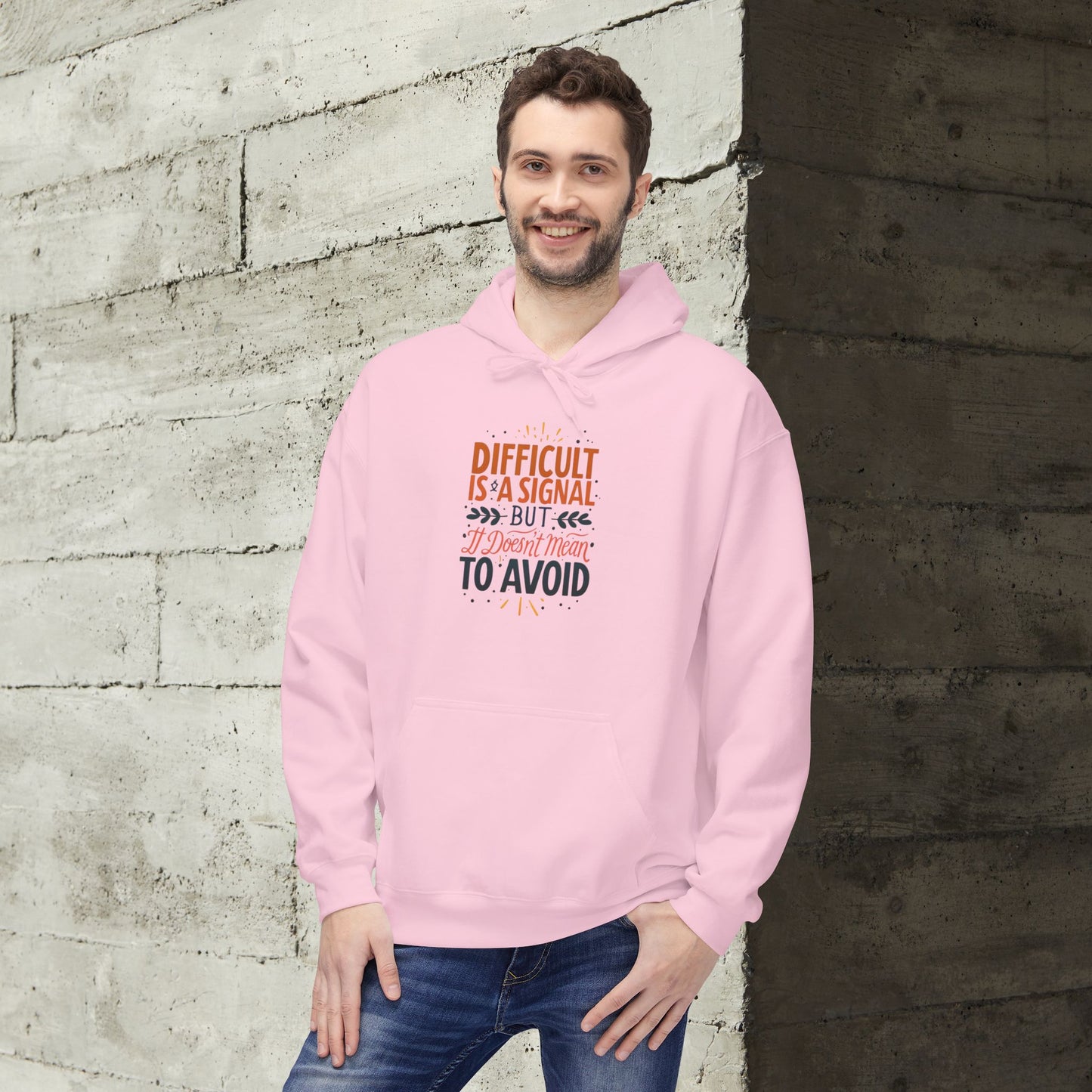 ENE Difficult Softstyle Fleece Hoodie