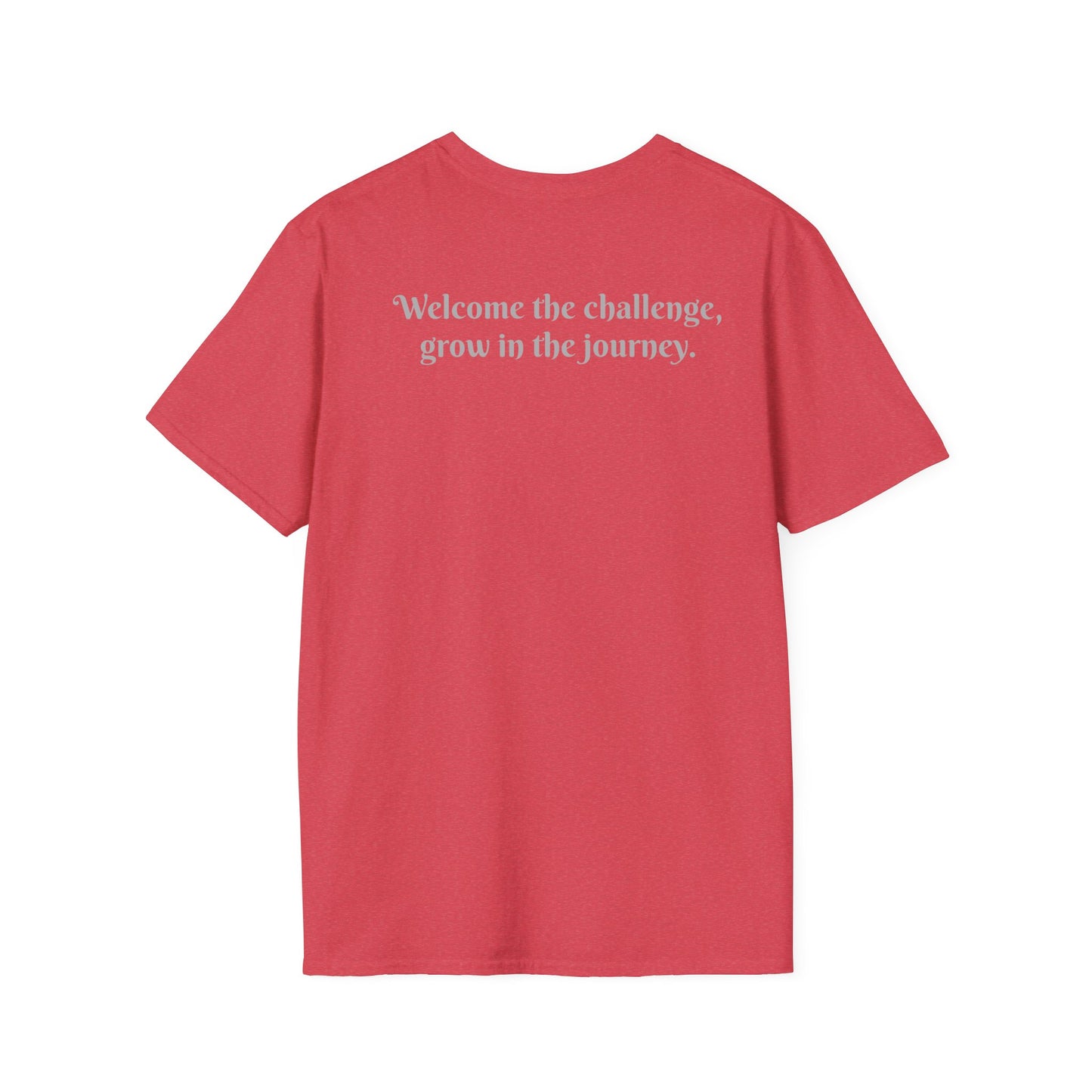'ENE' Welcome the Challenge Retro Design - Unisex Softstyle T-Shirt -