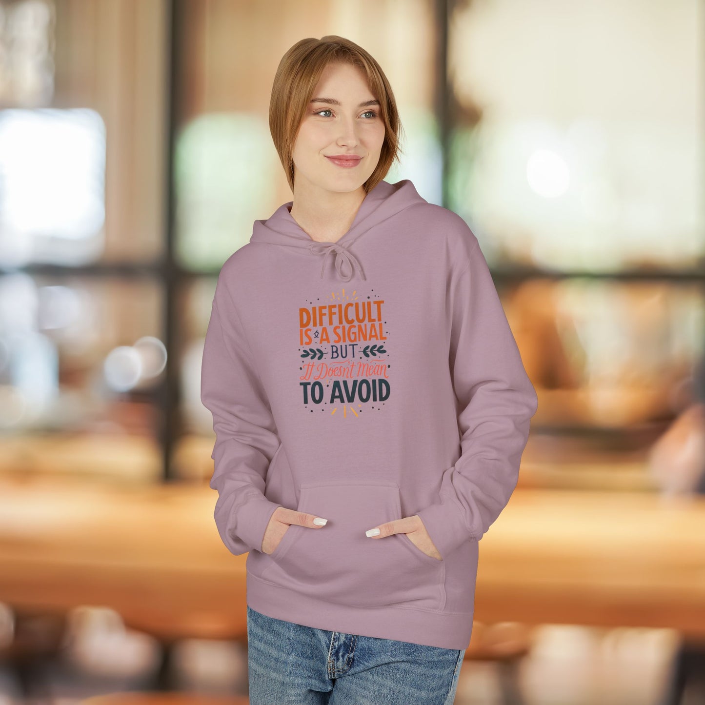 ENE Difficult Softstyle Fleece Hoodie