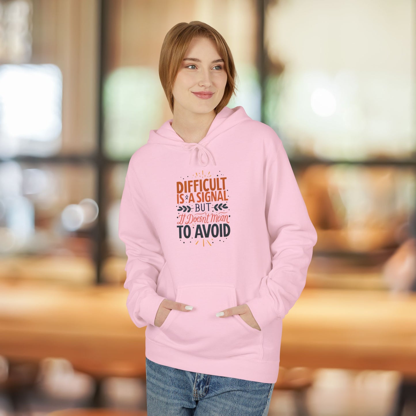 ENE Difficult Softstyle Fleece Hoodie