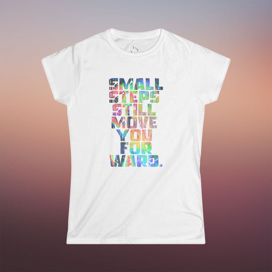 "Small Steps" Mountain Graphic Tee