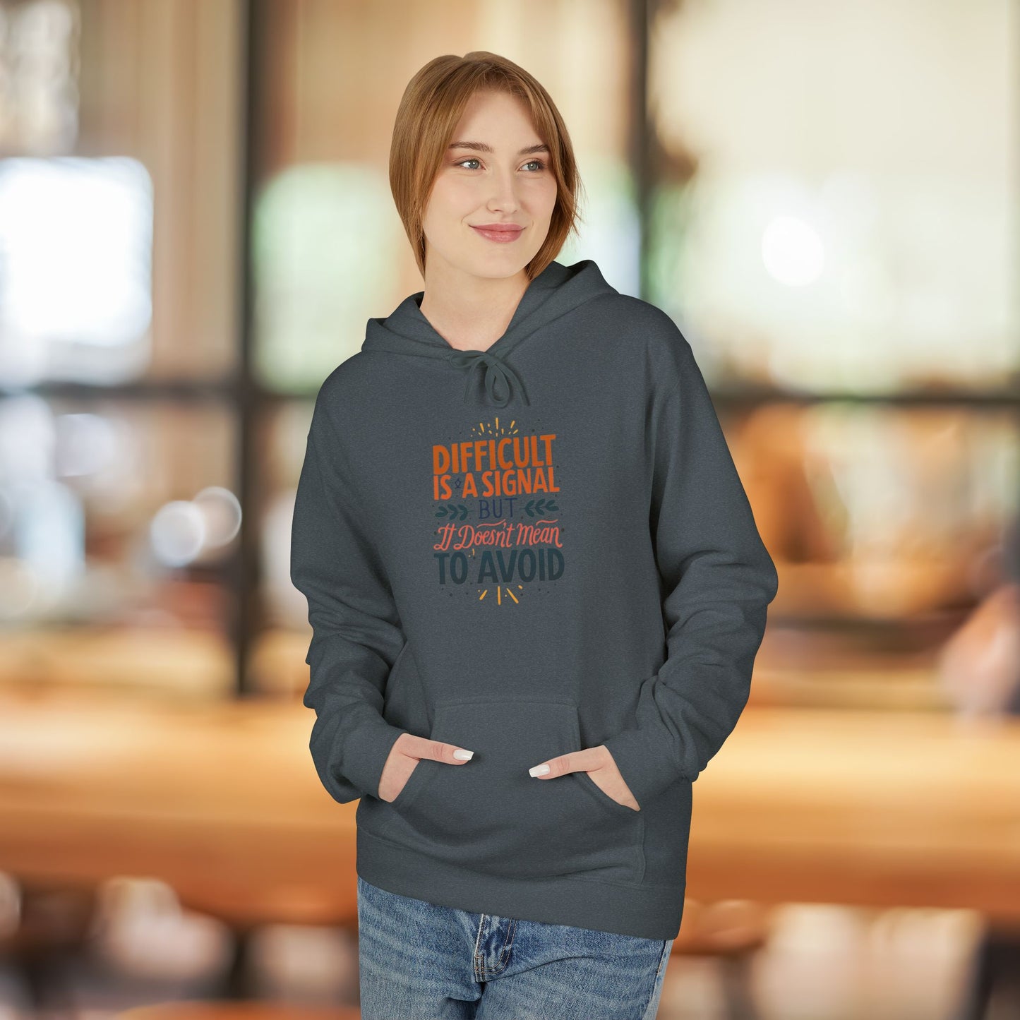 ENE Difficult Softstyle Fleece Hoodie