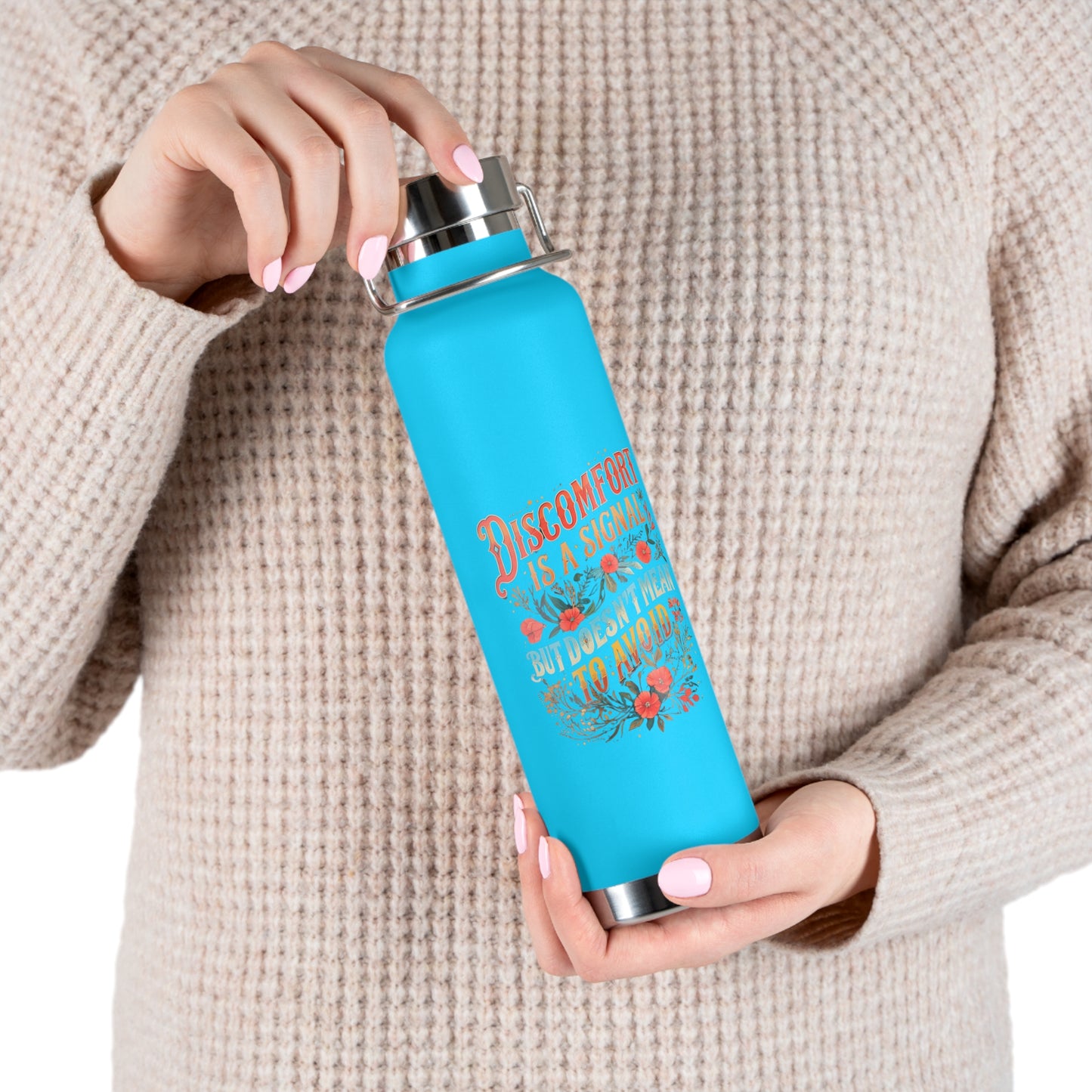 ENE Discomfort Water Bottle, 22oz