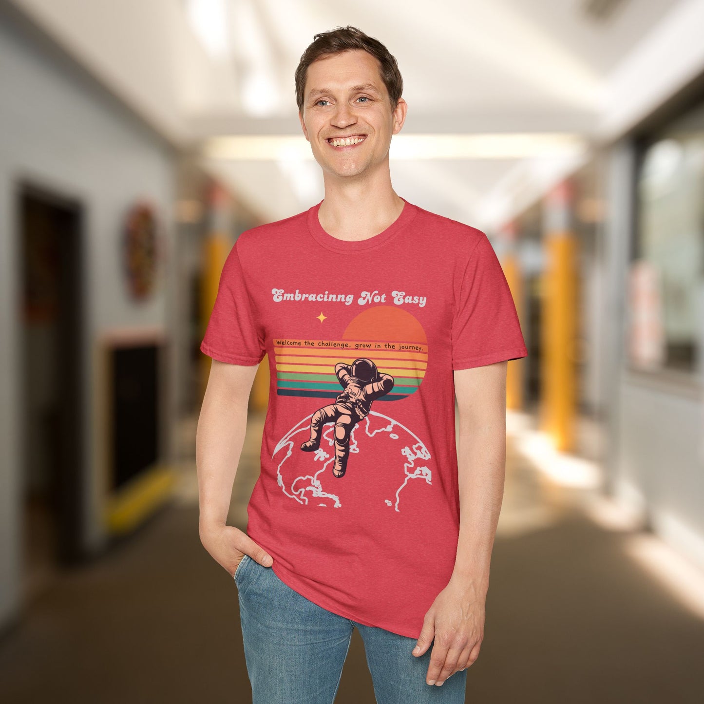 Stay Focused ENE Retro Softstyle T-Shirt