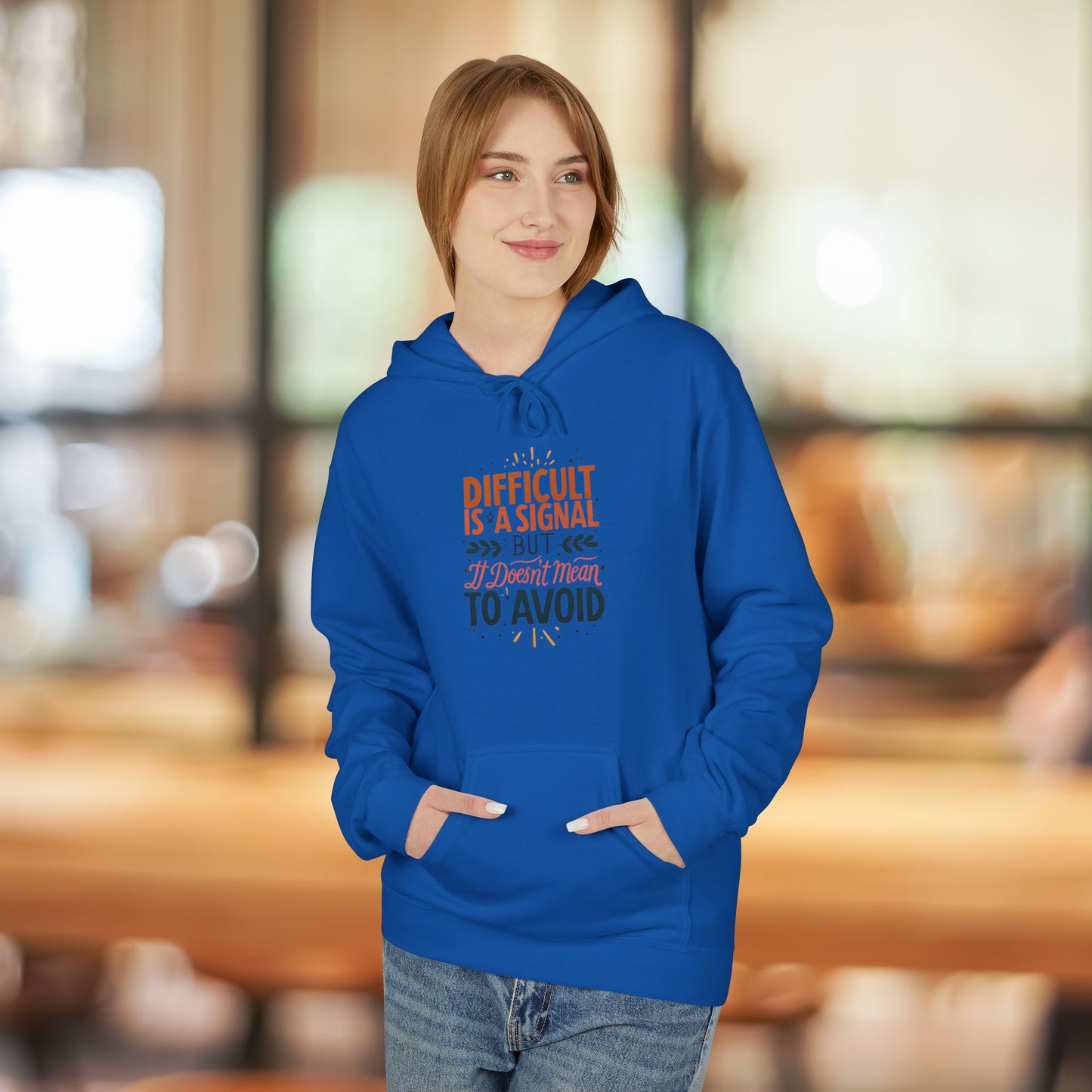 ENE Difficult Softstyle Fleece Hoodie