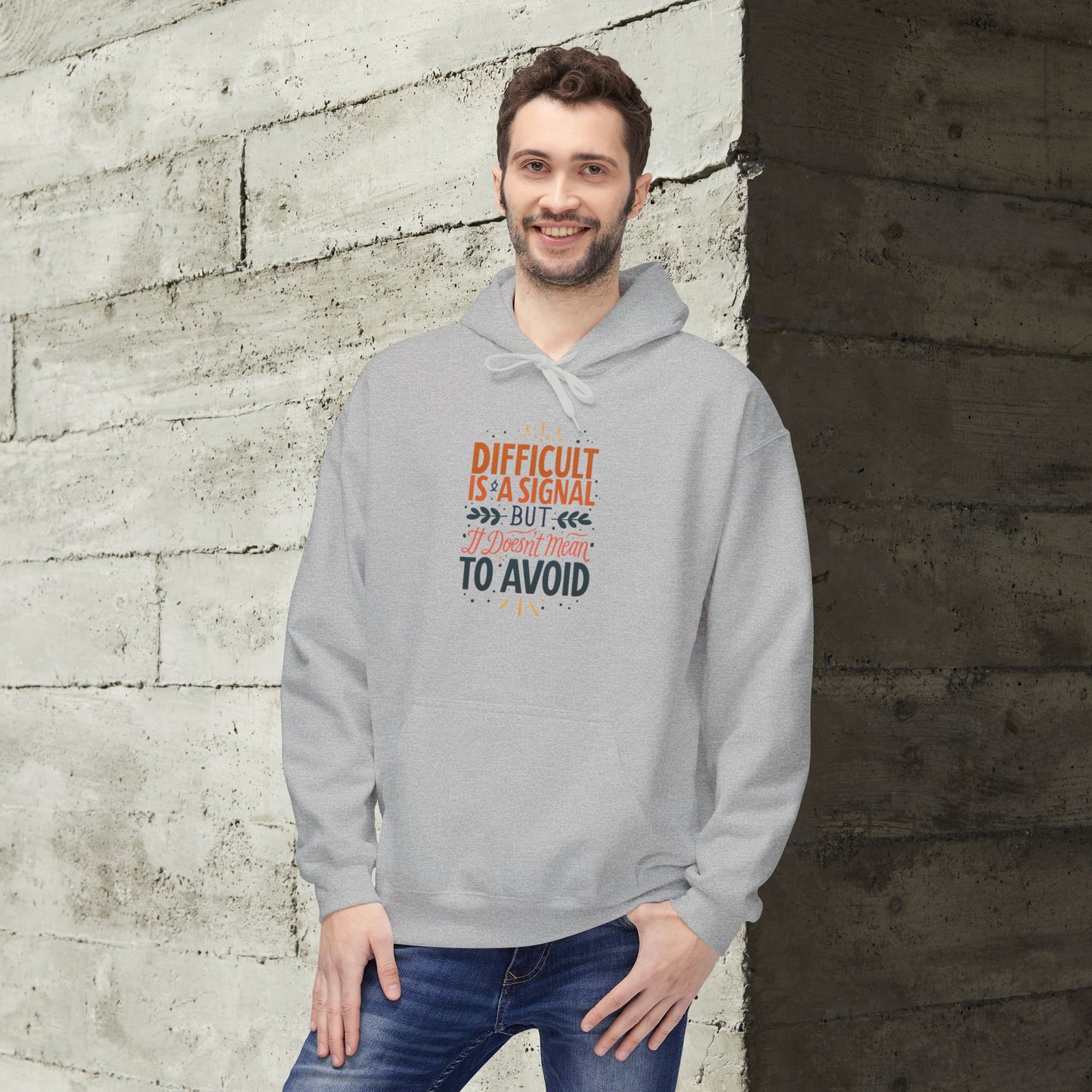 ENE Difficult Softstyle Fleece Hoodie