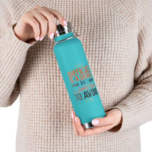 ENE Difficult Water Bottle, 22oz