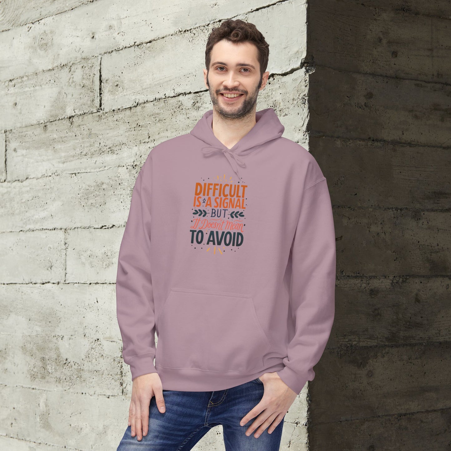 ENE Difficult Softstyle Fleece Hoodie