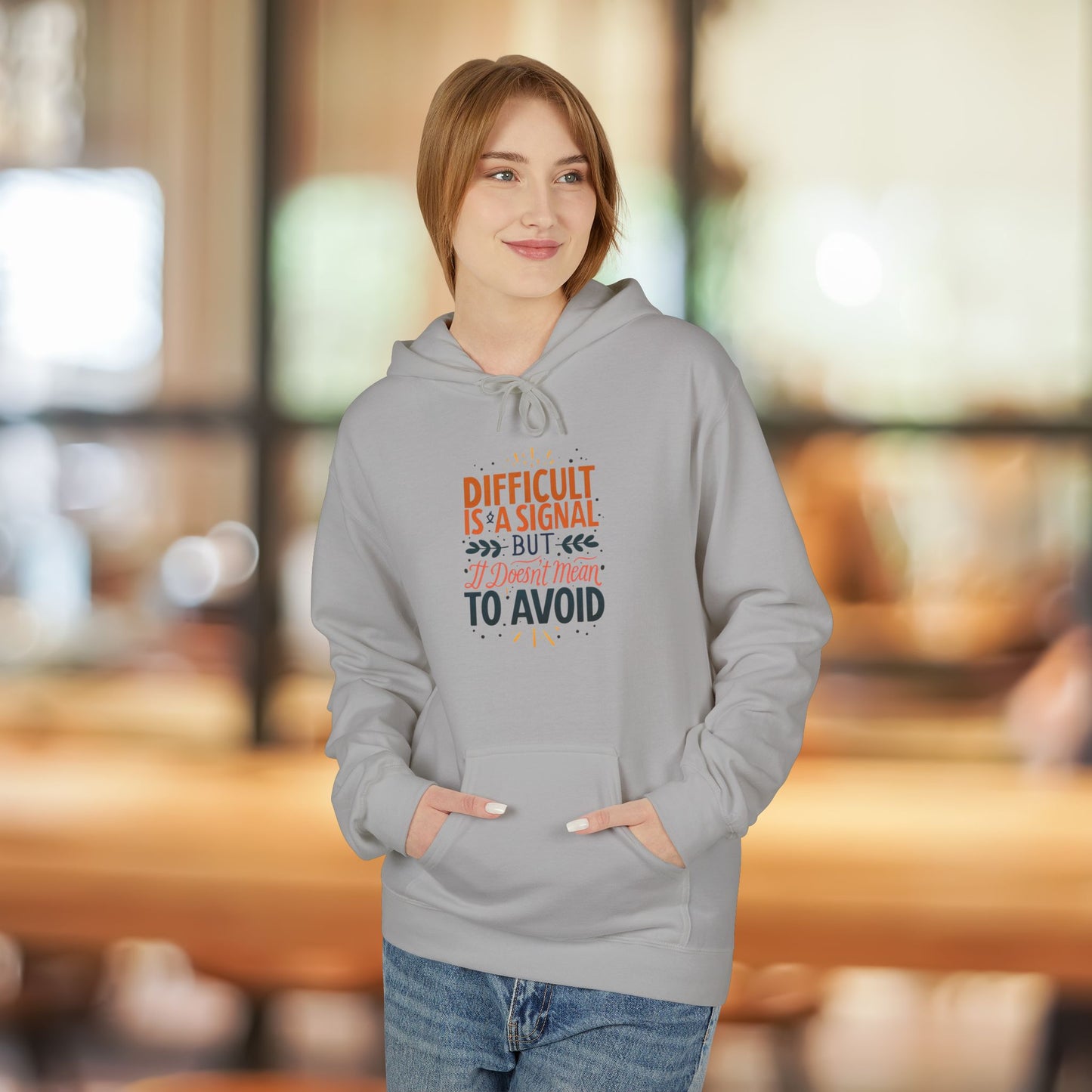 ENE Difficult Softstyle Fleece Hoodie