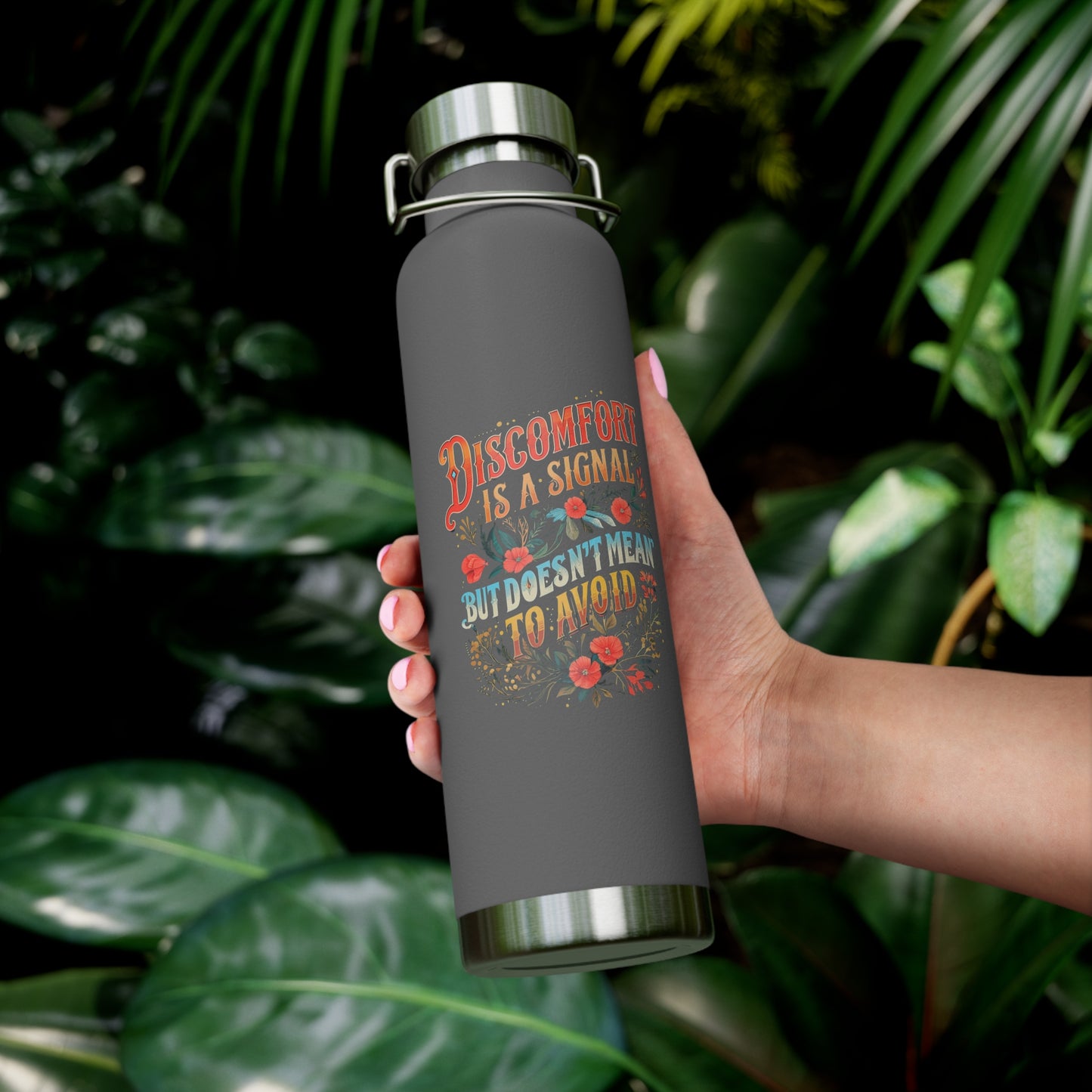 ENE Discomfort Water Bottle, 22oz