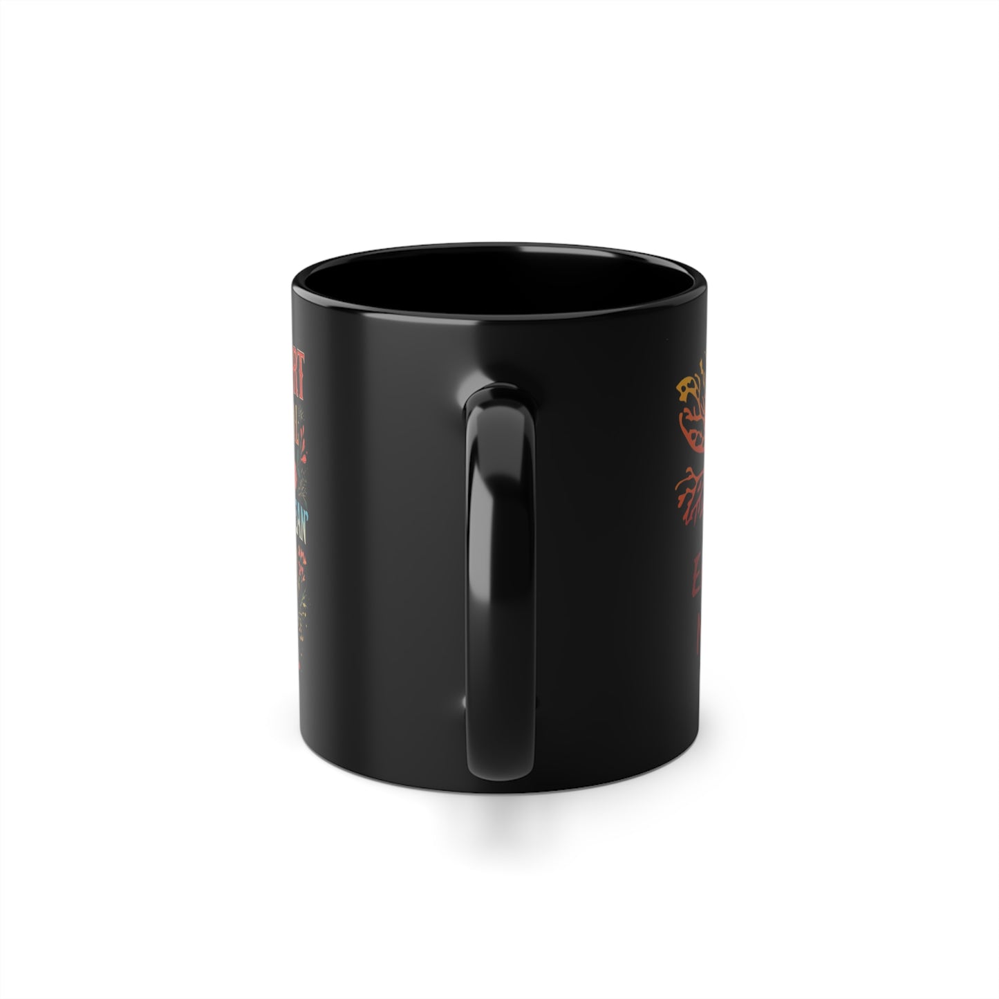 Discomfort Black Coffee Cup, 11oz