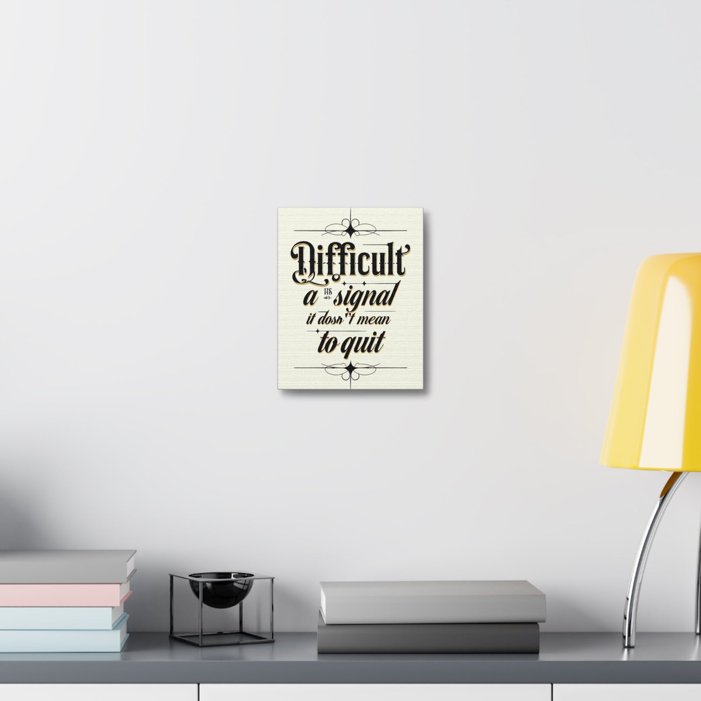 Difficult is a Signal Canvas