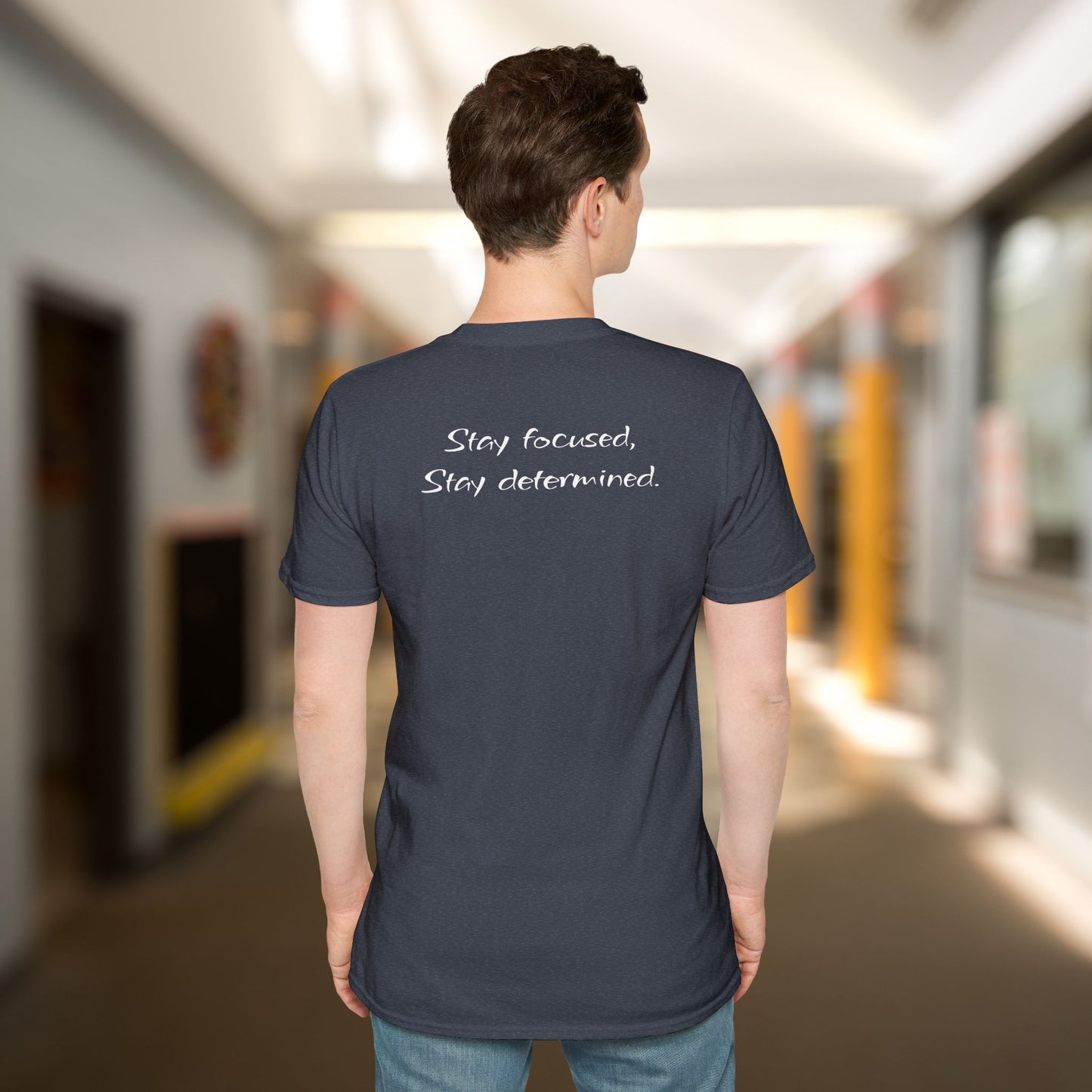 Stay Focused ENE Retro Softstyle T-Shirt