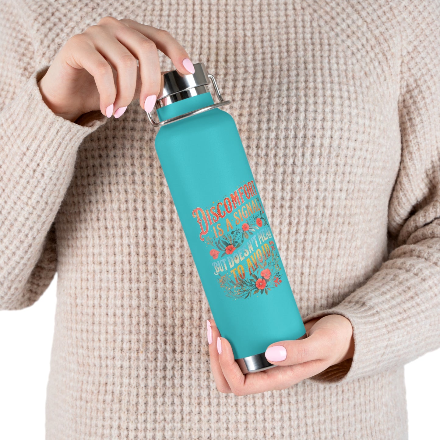 ENE Discomfort Water Bottle, 22oz