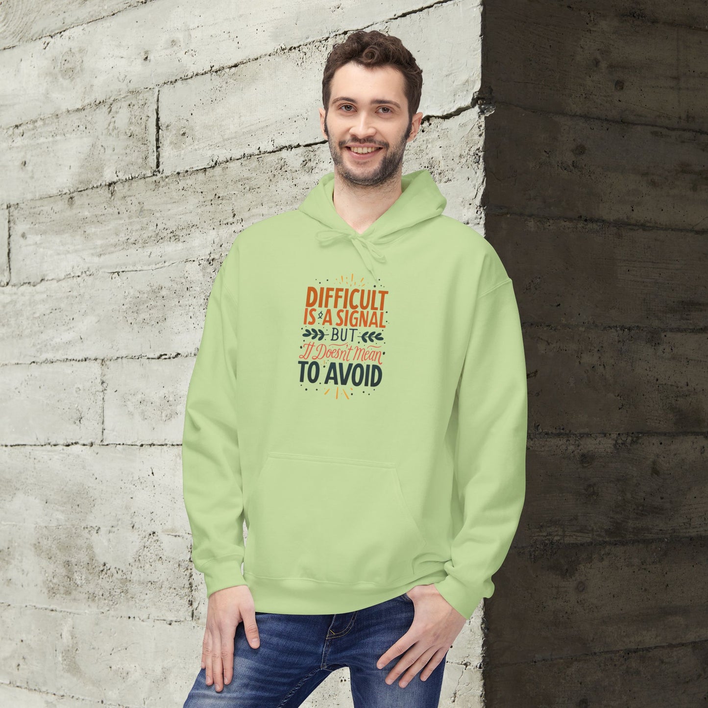 ENE Difficult Softstyle Fleece Hoodie
