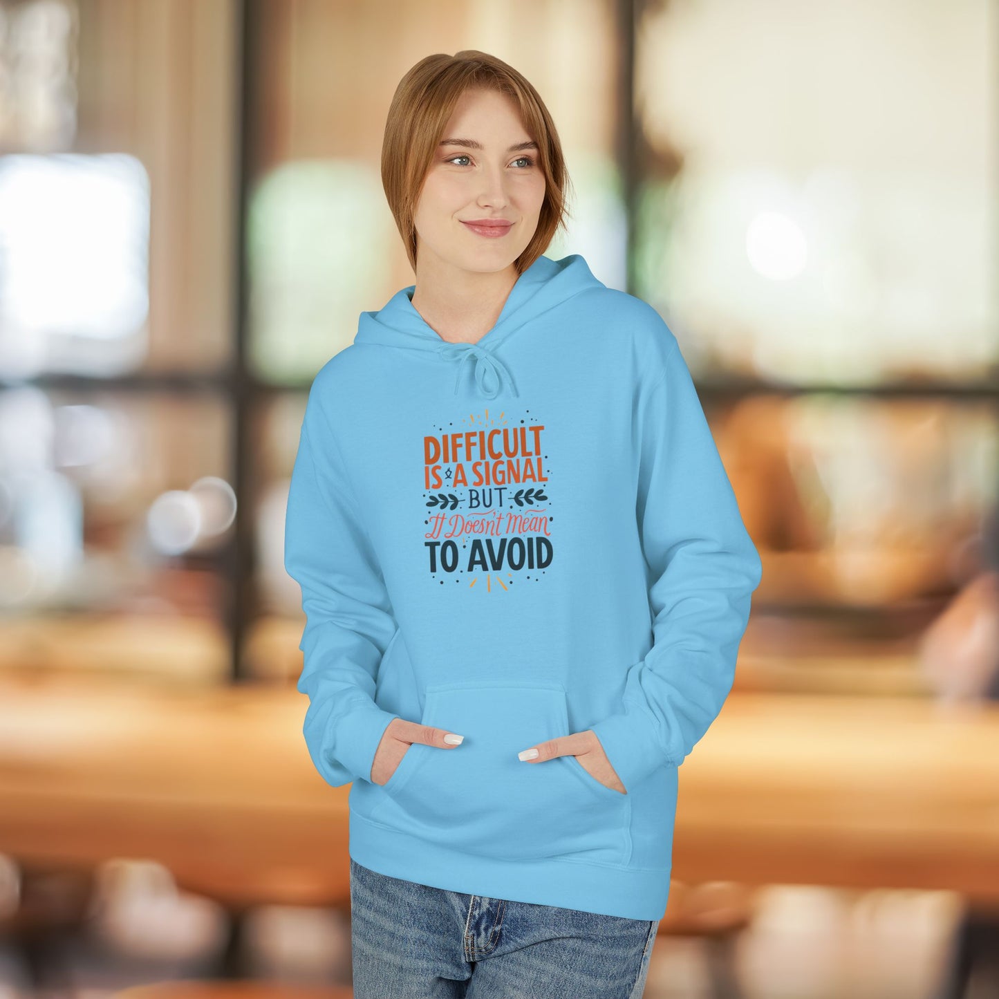 ENE Difficult Softstyle Fleece Hoodie
