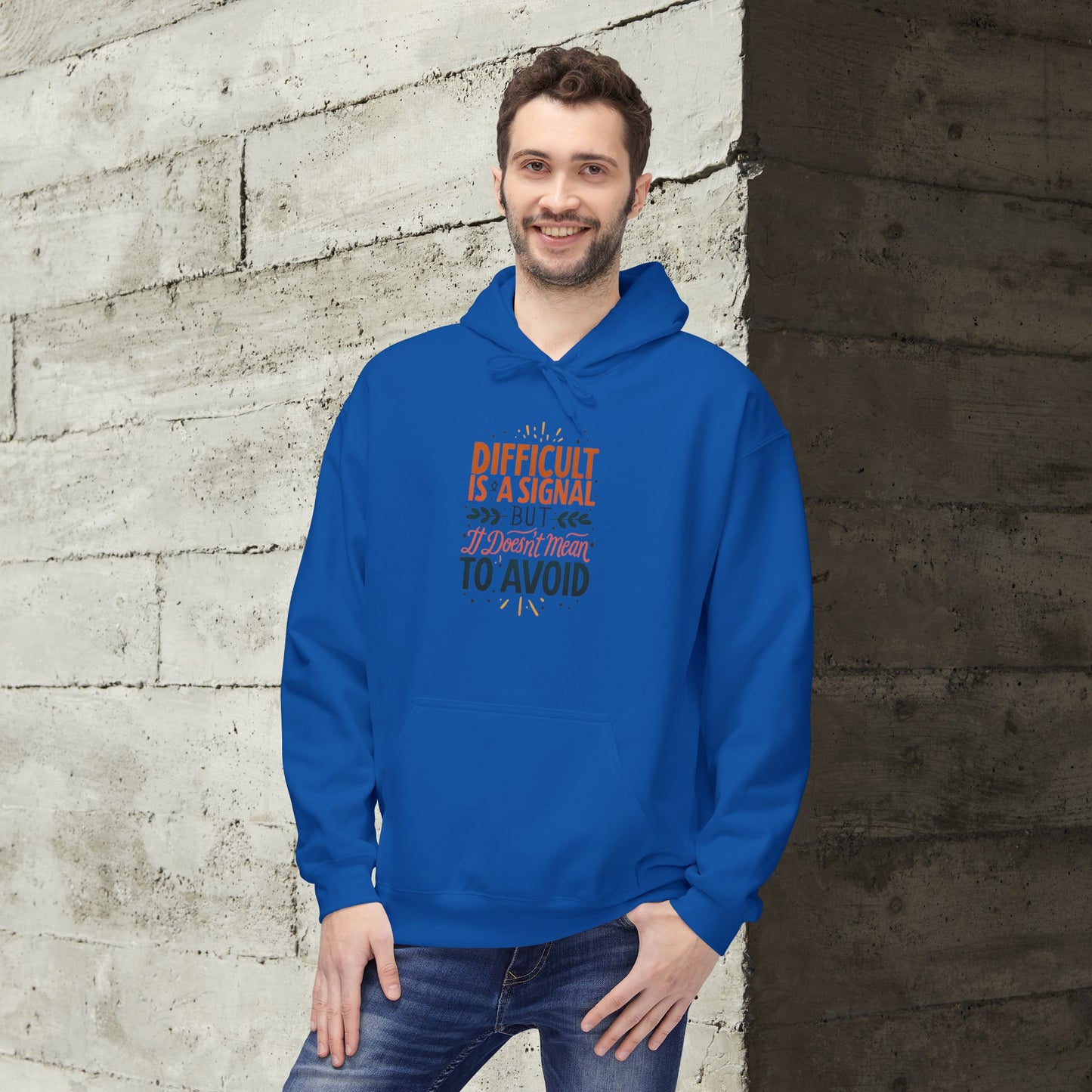 ENE Difficult Softstyle Fleece Hoodie